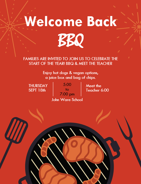 Welcome Back BBQ Sept 18 2025